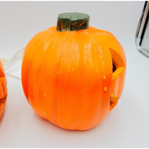 Jack-O-Lantern Light Up Foam Blow Mold Halloween Pumpkins Paper Magic Group 1998 - Picture 8 of 12